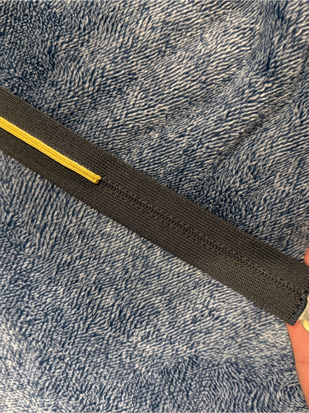 Rothy’s Black Short Purse Strap with Tan Accent - Picture 3 of 3